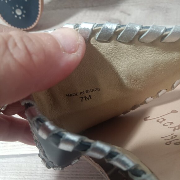 Jack Rogers Embroidered Sandals size 7M - Picture 3 of 4